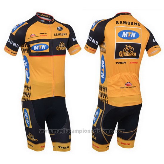 2013 Abbigliamento Ciclismo Mtn Arancione Manica Corta e Salopette